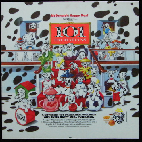 1996 101 Dalmatians — Translite