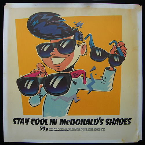 1991 McDonald's Shades — Translite