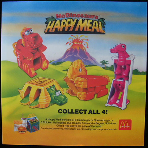 1992 McDinosaurs — Translite