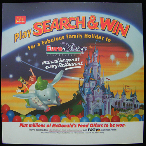 1992 Search & Win — Translite