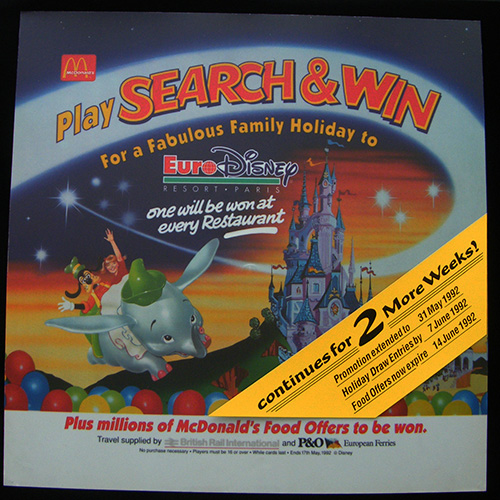 1992 Search & Win — Translite
