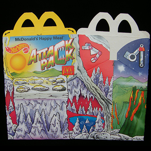 1993 Hot Wheels Attack Pack  — Reverse side