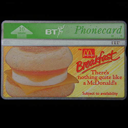 1993 BT Phonecard