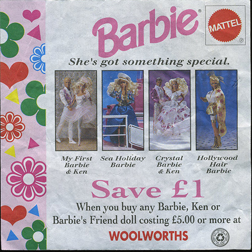 1993 Barbie — Reverse also found