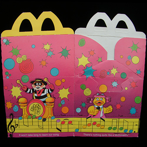 1993 Happy Meal Band — Reverse Side