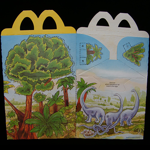 1993 World of Dinosaurs — Reverse Side