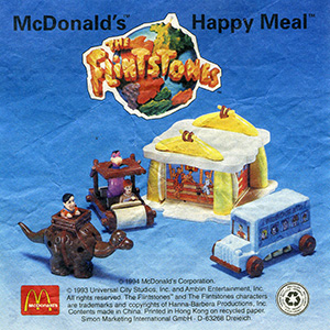 1994 Flintstones — Insert