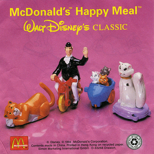 1994 Aristocats — Insert