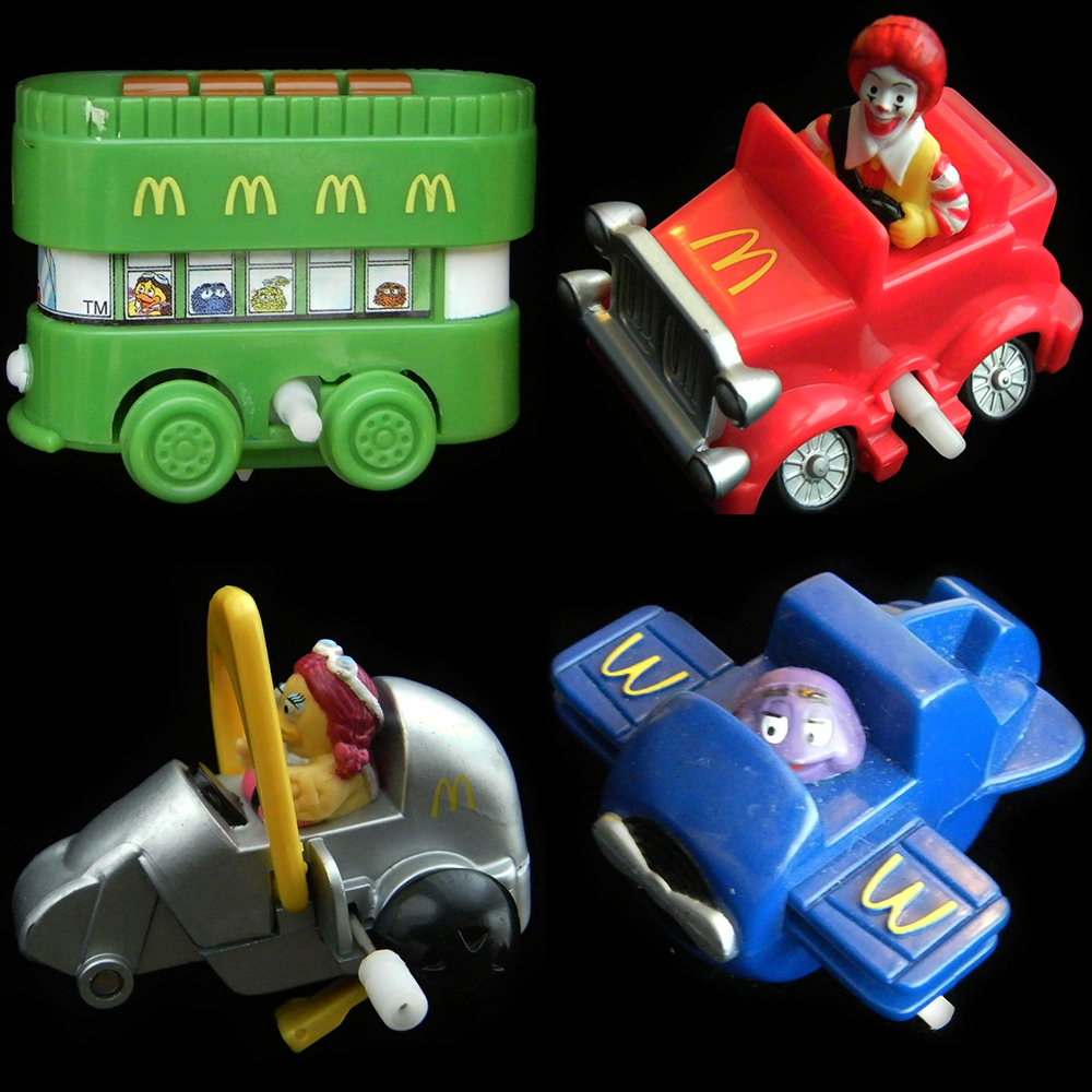 1994 Drive & Fly — Set of toys