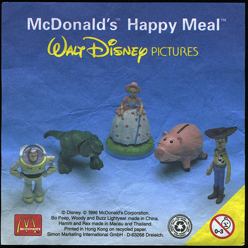 1996 Toy Story — Insert