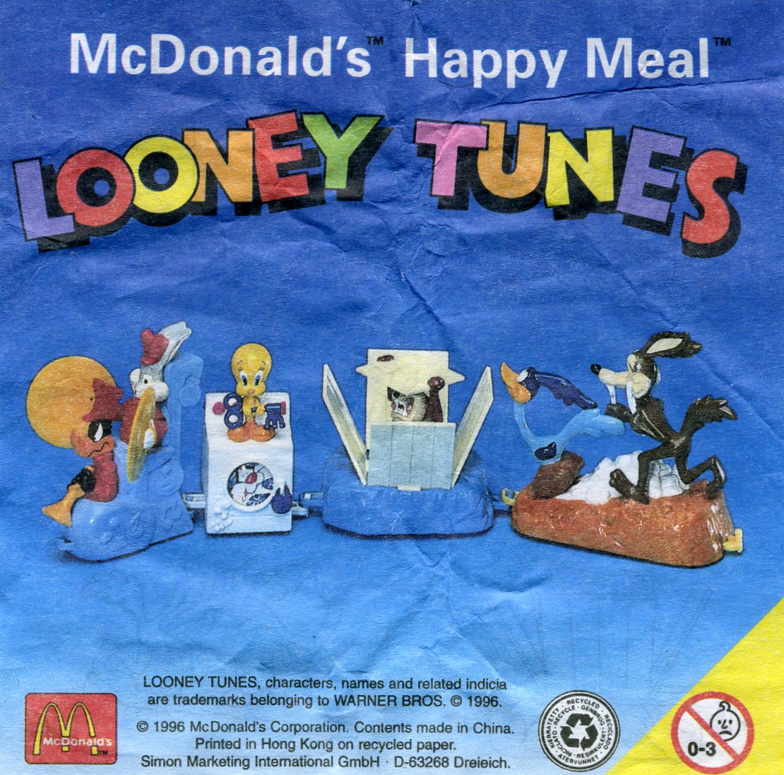 1996 Looney Tunes Parade — Insert