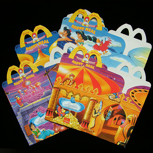 1997 Aladdin Video — Set of Boxes