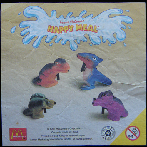 1997 Dino Water Squirters