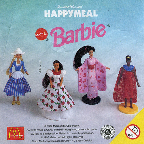 1997 Barbie — Insert