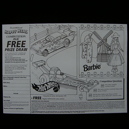 1997 Barbie — Reverse
