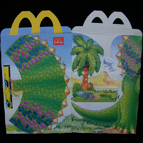 1997 Dino Water Squirters — Reverse Side