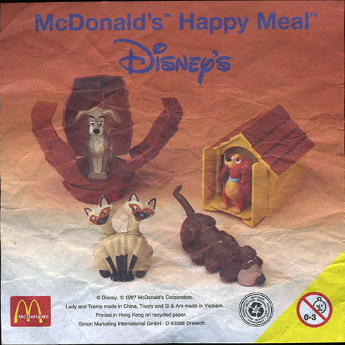 1997 Lady & the Tramp — Insert
