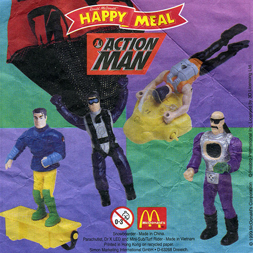 1999 Action Man  — Insert