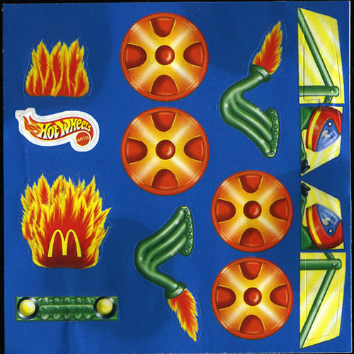 1999 Hot Wheels  — Sticker Set