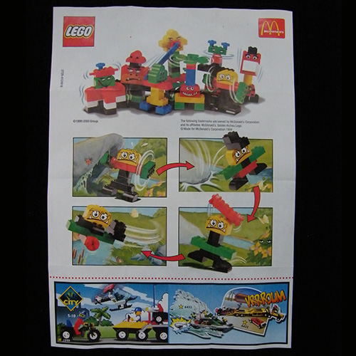 1999 Lego — Packaging Insert