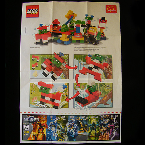 1999 Lego — Packaging Insert