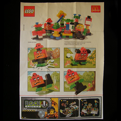 1999 Lego — Packaging Insert