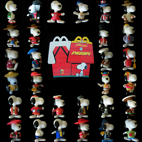 1999 Snoopy World Tour 1 — Set of Toys