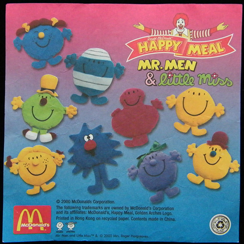 2000 Mr Men & Little Miss