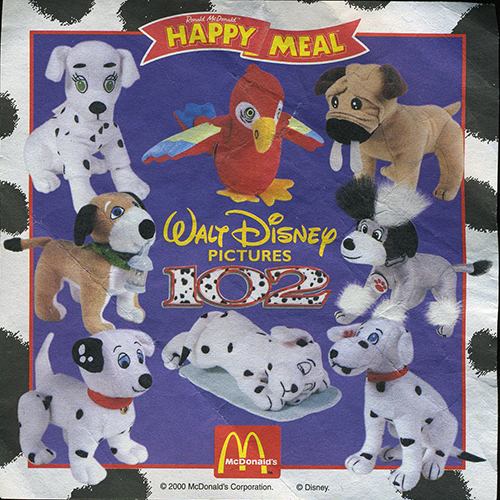 2000 102 Dalmations — Insert