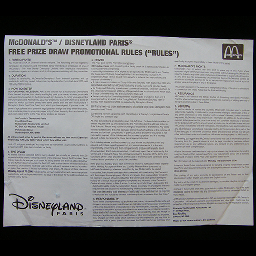 Promo Placemats 