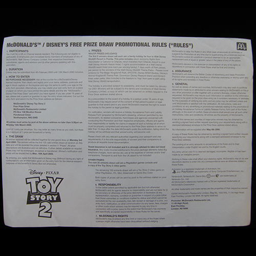 2000 Toy Story 2  — Reverse