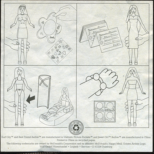 2001 Barbie — Reverse