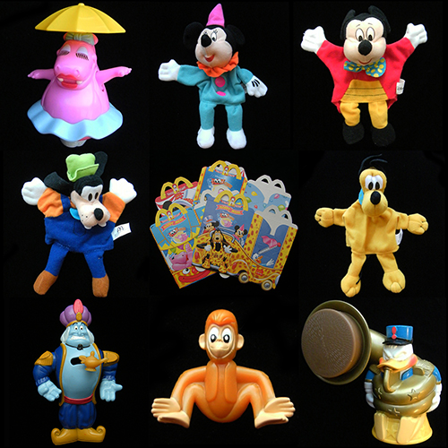 2001 Disneyland Paris Toon Circus — Set of Toys