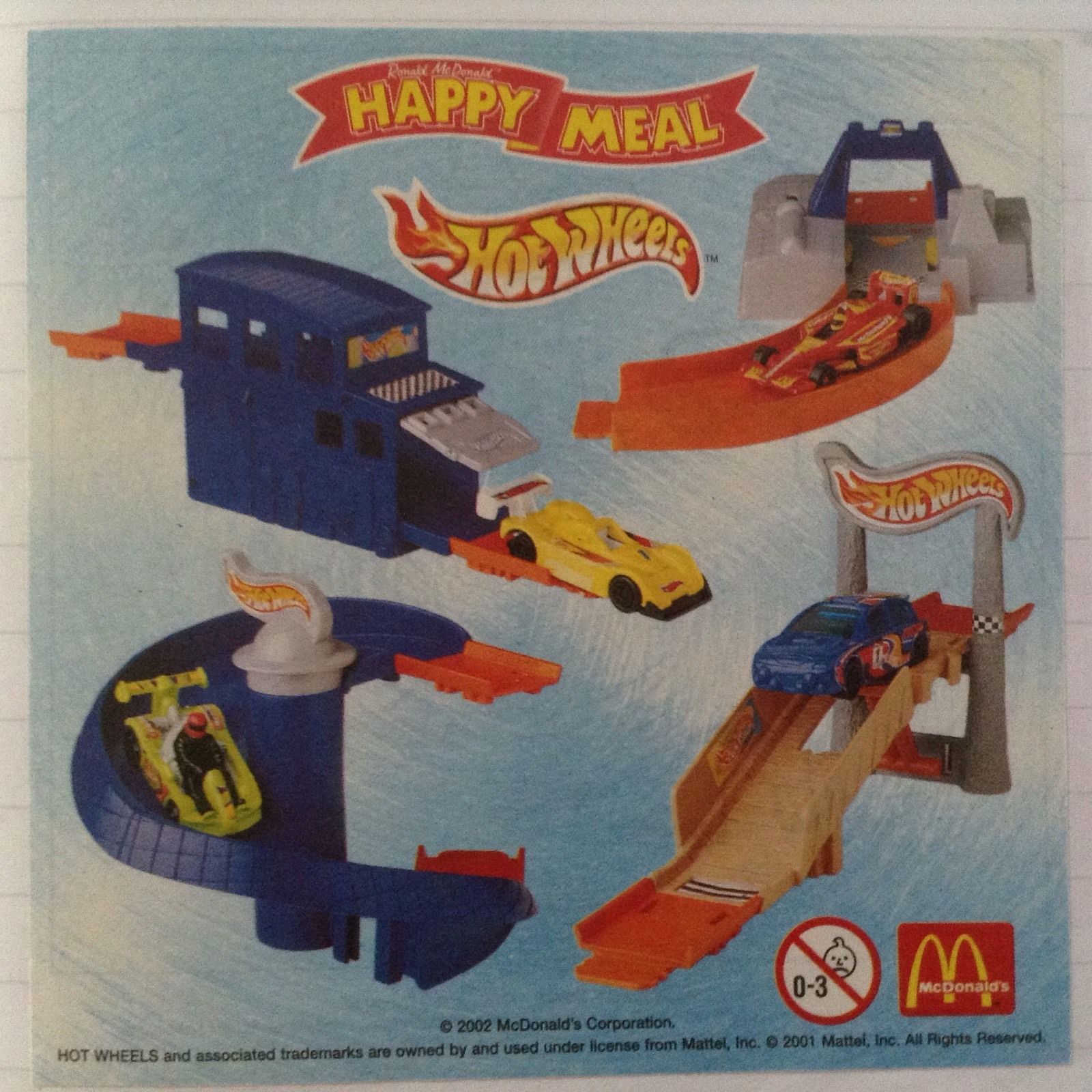 2002 Hot Wheels — Insert