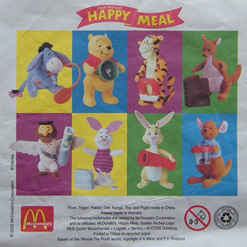 2002 Winnie the Pooh  — Insert