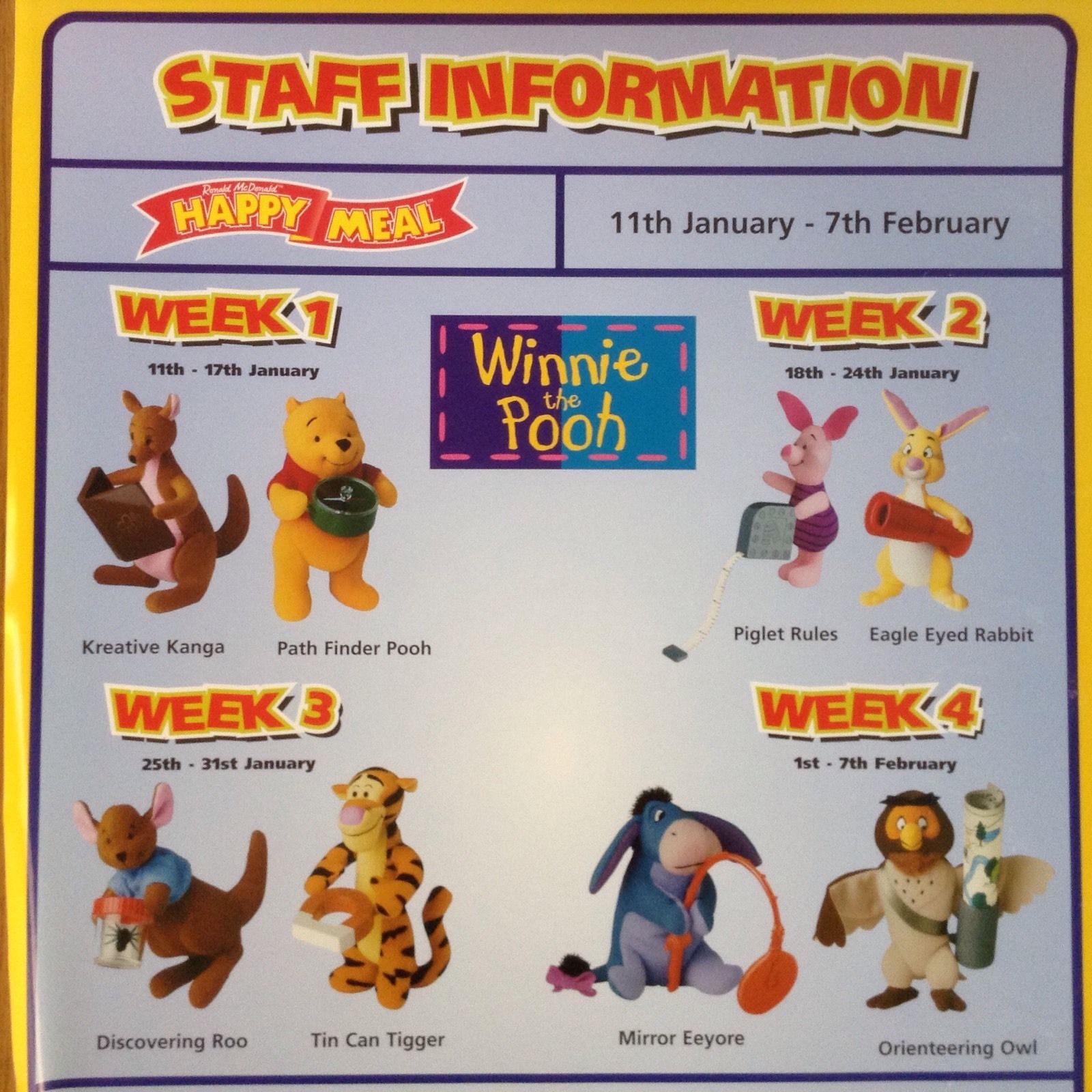 2002 Winnie the Pooh 