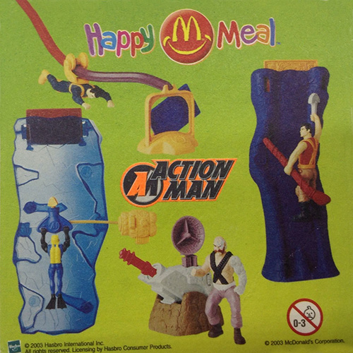 2003 Action Man — Insert