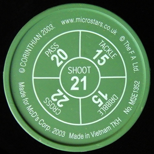 2003 Corinthian Microstars — Underneath Showing Game Play