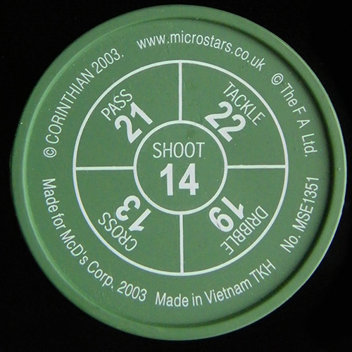 2003 Corinthian Microstars — Underneath Showing Game Play