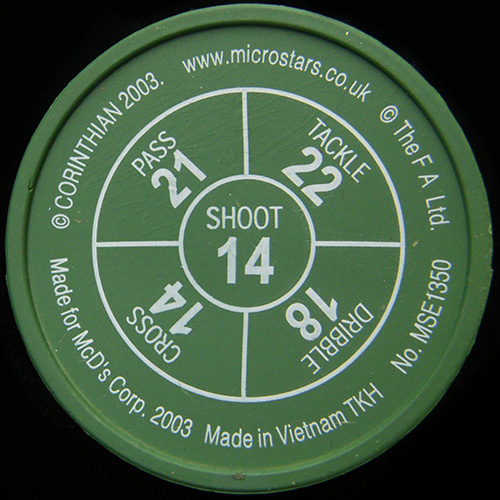 2003 Corinthian Microstars — Underneath Showing Game Play