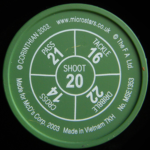 2003 Corinthian Microstars — Underneath Showing Game Play