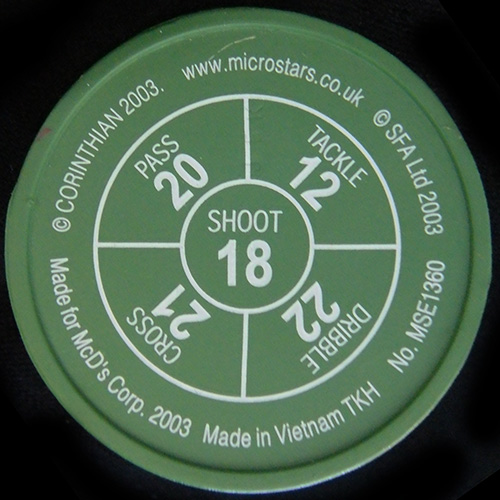 2003 Corinthian Microstars — Underneath Showing Game Play