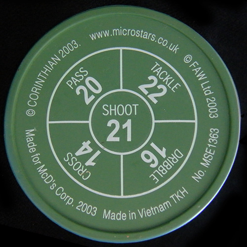 2003 Corinthian Microstars — Underneath Showing Game Play