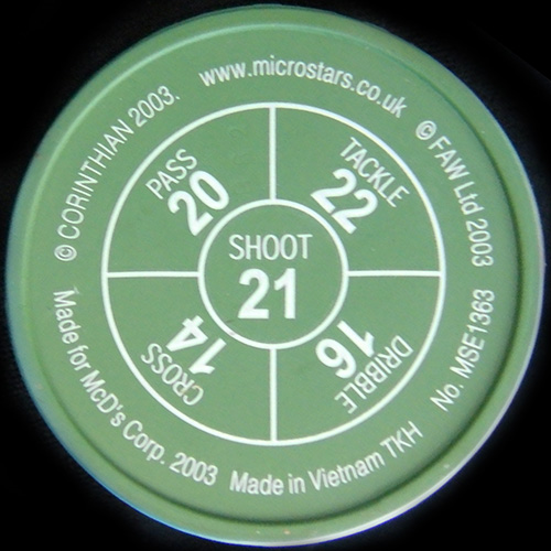 2003 Corinthian Microstars — Underneath Showing Game Play