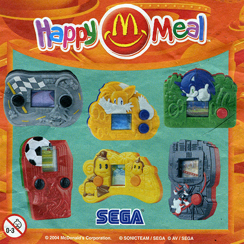 2004 Hand Held Sega Games