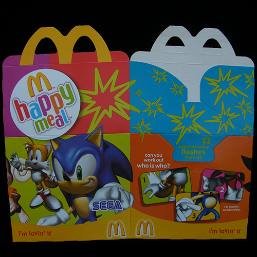 2004 Hand Held Sega Games — Reverse Side