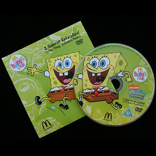 2007 SpongeBob Squarepants — Disc & Sleve