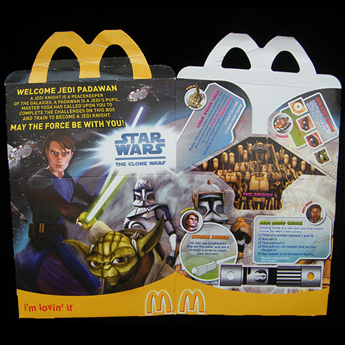 2008 Star Wars The Clone Wars — Reverse side