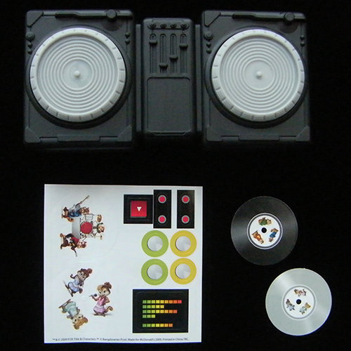 2009 Alvin and the Chipmonks  — Component parts