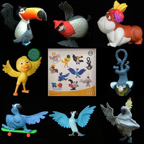 2011 Rio Join the Carnival — Set of Toys